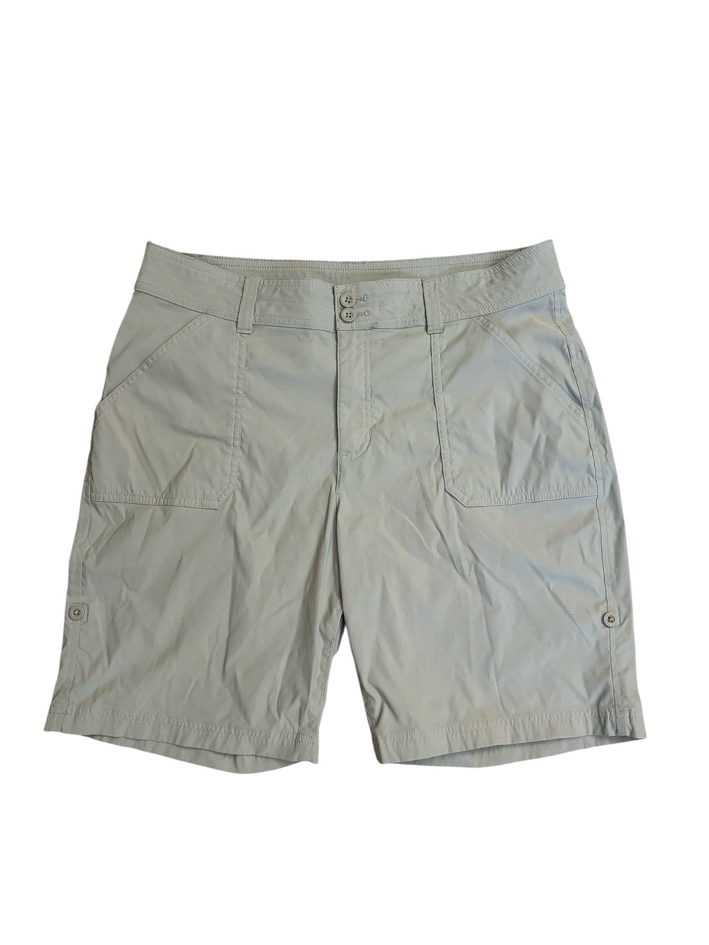Eddie Bauer Tan Rolled Hem Bermuda Hiking Outdoor‎ Short Size 12